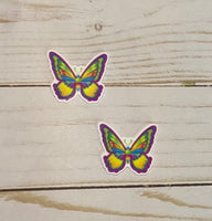 Set of Two Butterfly Flatbacks   No.74