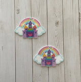 No.239   Set of Two Princess Castle Flatbacks