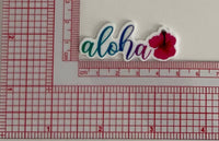 SALE  No.282   Set of Two Aloha Flatbacks