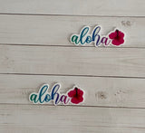 SALE  No.282   Set of Two Aloha Flatbacks