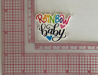 No.36   One Rainbow Baby Flatback