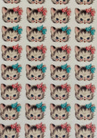 No.5   Kitty Cat Pleather Sheet