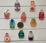 No.429   Set of Acrylic Ten Drink Flatbacks